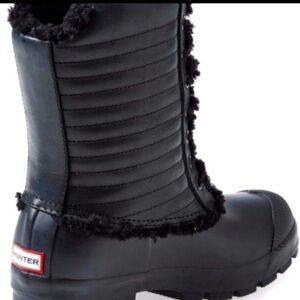Hunter Original PAC Women’s Black Shearling Lined Waterproof Lace…